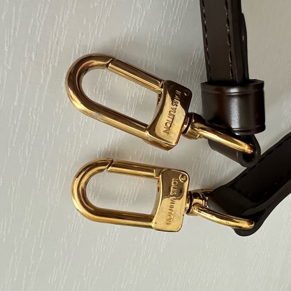 💖SOLD💖 LOUIS VUITTON Speedy Bandouliere Strap in Brown Ebene Treated Leather - Picture 3 of 7